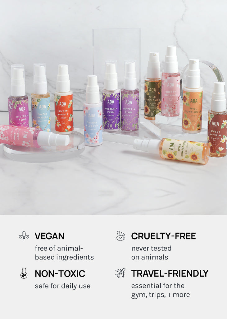 AOA Lotion, Shower Gel & Body Mist - Cherry Blossom  Skincare - Shop Miss A