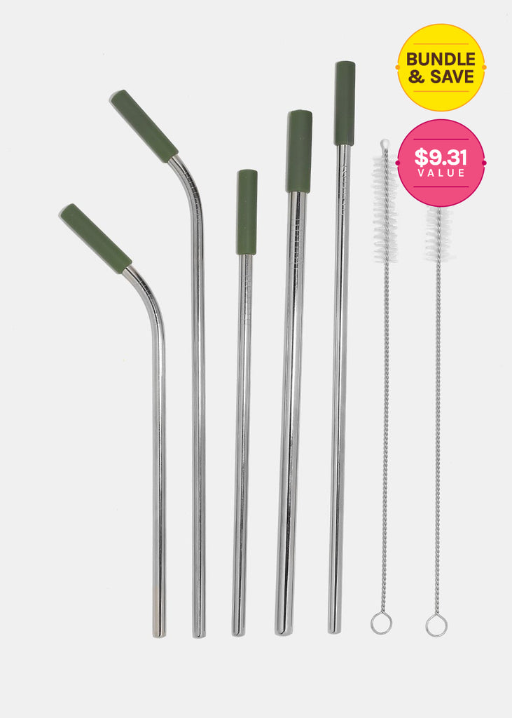 ReUse-able Straw 5-Piece Set + 2 Brushes  LIFE - Shop Miss A
