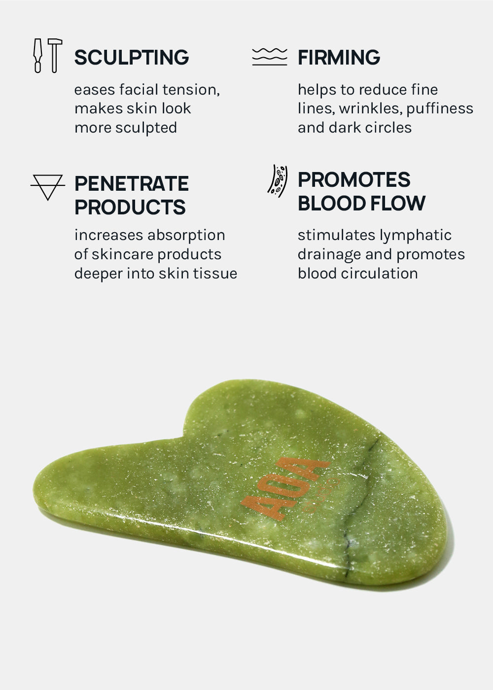 A+ Jade Stone Gua Sha Tool – Shop Miss A
