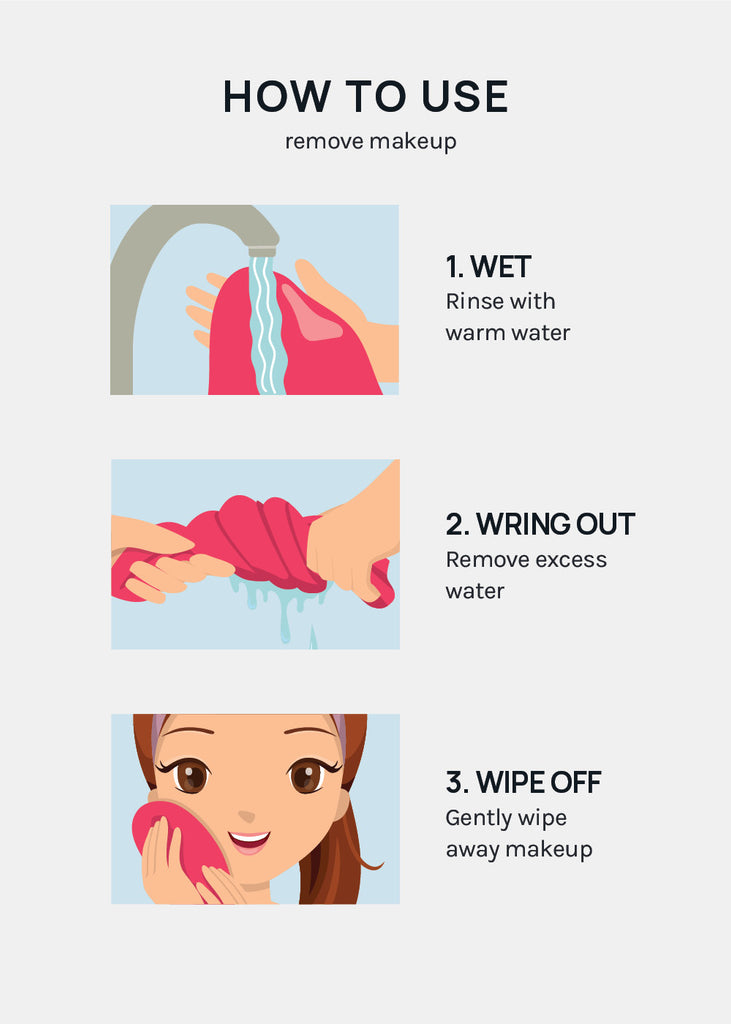 AOA Microfiber Washcloth Towel COSMETICS - Shop Miss A