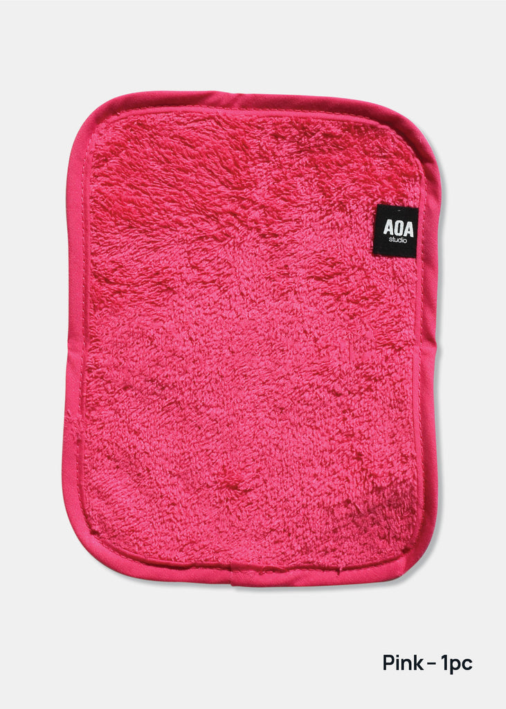 AOA Microfiber Washcloth Towel Pink – 1pc COSMETICS - Shop Miss A