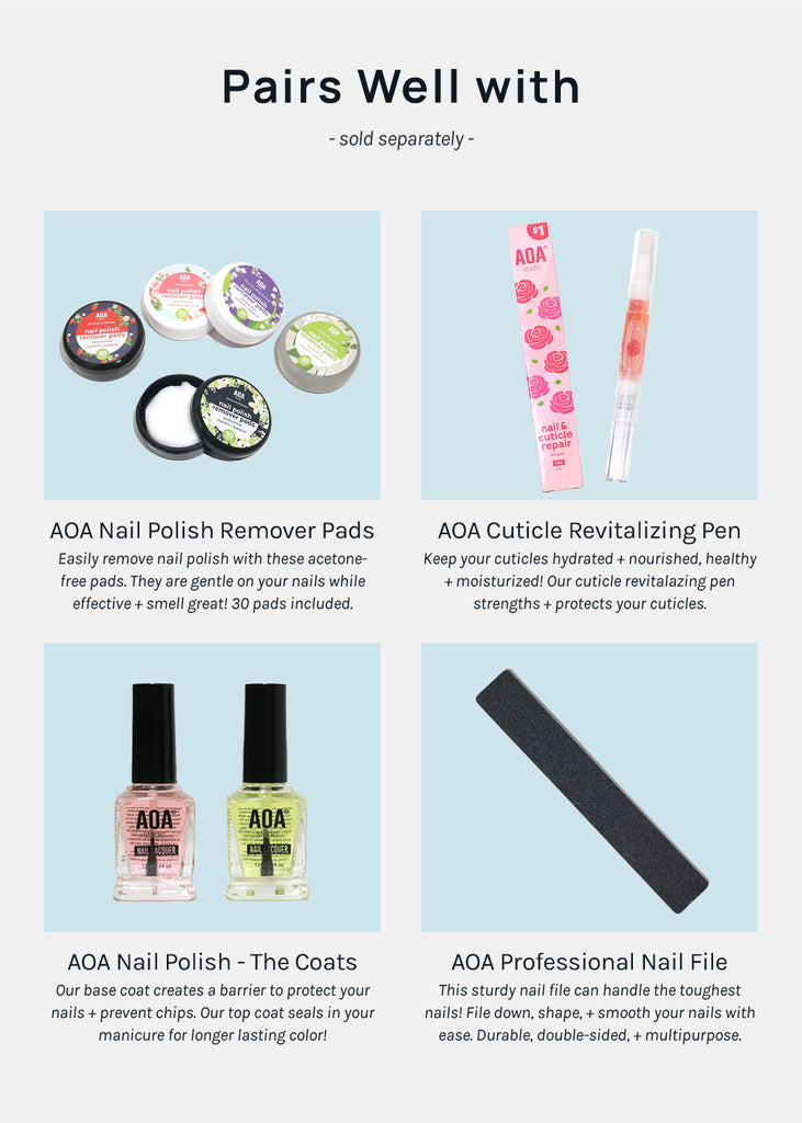AOA 2 Piece Nail Buffers Set  NAILS - Shop Miss A