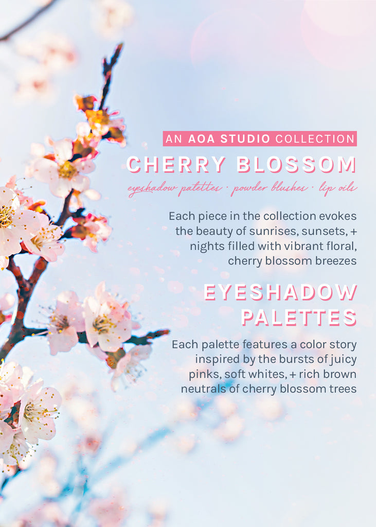 AOA Cherry Blossom 3-Color Eyeshadow Palettes  COSMETICS - Shop Miss A