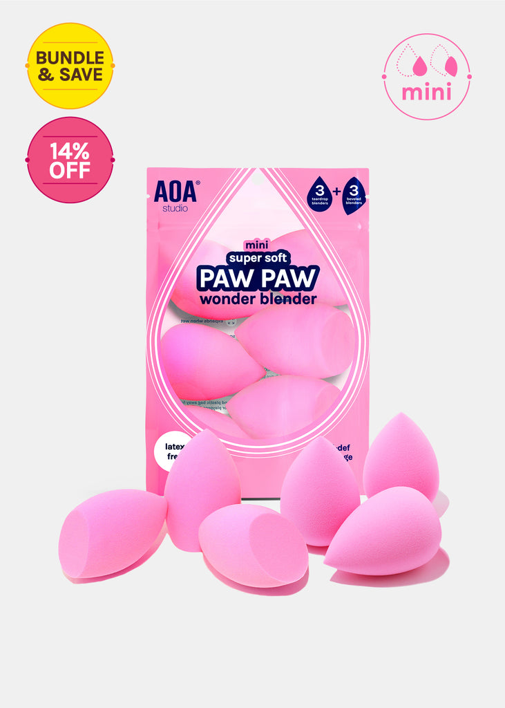 Paw Paw: Mini Super Soft Wonder Blender - 6 Pack  COSMETICS - Shop Miss A