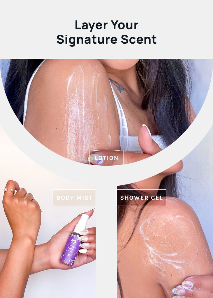 AOA Lotion, Shower Gel & Body Mist - Wisteria Plum  Skincare - Shop Miss A
