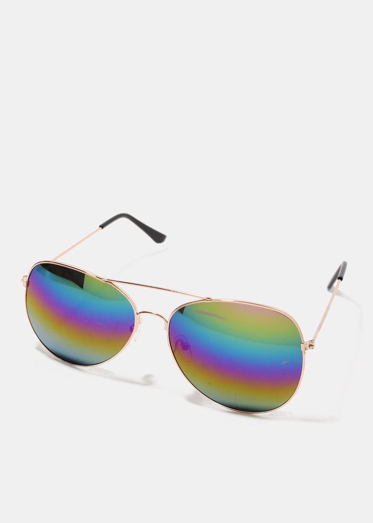 Rainbow Reflective Sunglasses  ACCESSORIES - Shop Miss A