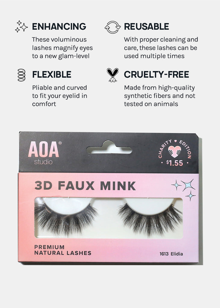 Paw Paw: 3D Faux Mink Lashes - Elidia 5-Pack  COSMETICS - Shop Miss A