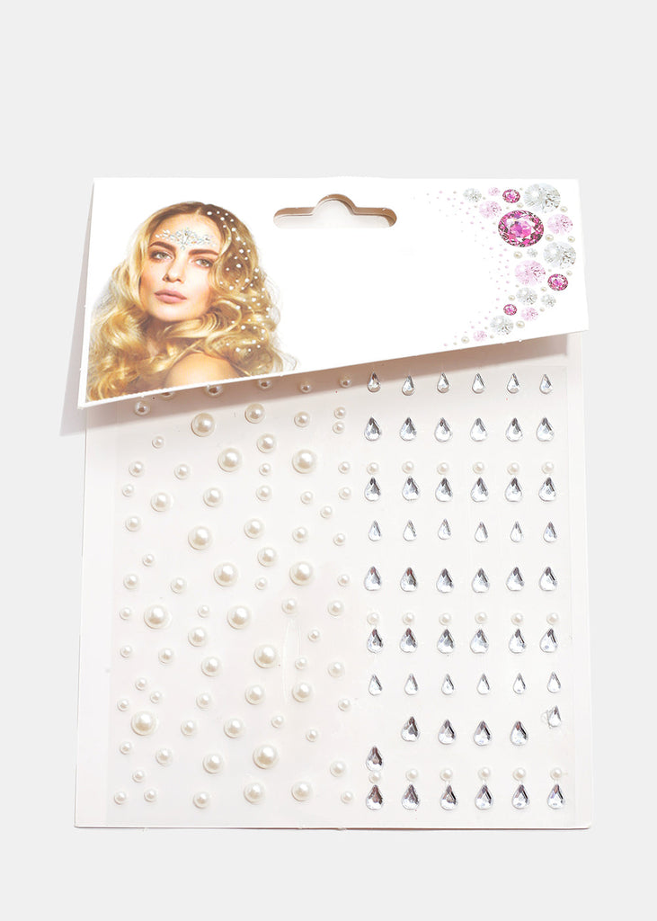 Pearl & Rhinestone Face Stickers  ACCESSORIES - Shop Miss A