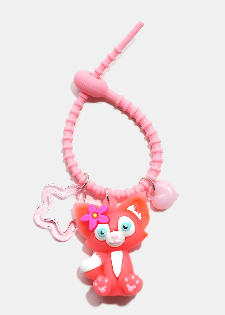 Cute Cat Keychains Pink ACCESSORIES - Shop Miss A