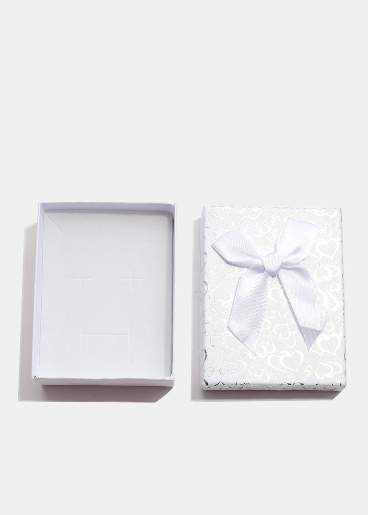 Small Gift Box with Bow & Heart Prints  ACCESSORIES - Shop Miss A