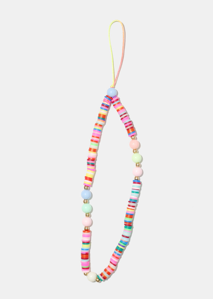 Friendship Phone Strap Wristlet Pastel Beads ACCESSORIES - Shop Miss A