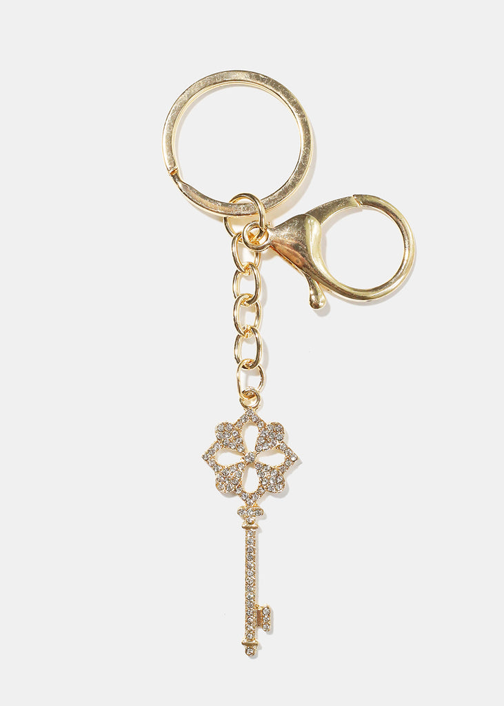 Key Shaped Keychain Gold ACCESSORIES - Shop Miss A