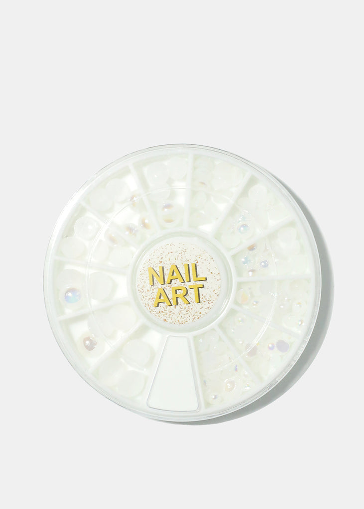 Pearl Nail Art Stones White NAILS - Shop Miss A