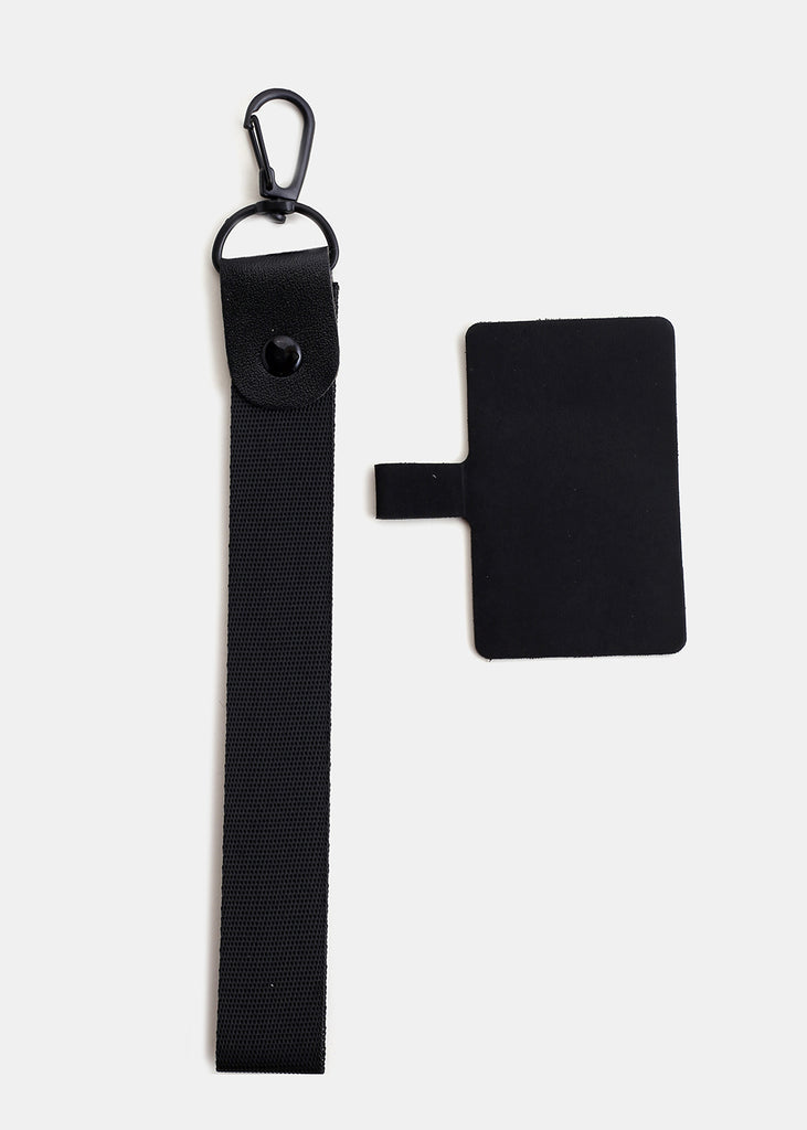 Phone Wristlet Strap Black ACCESSORIES - Shop Miss A