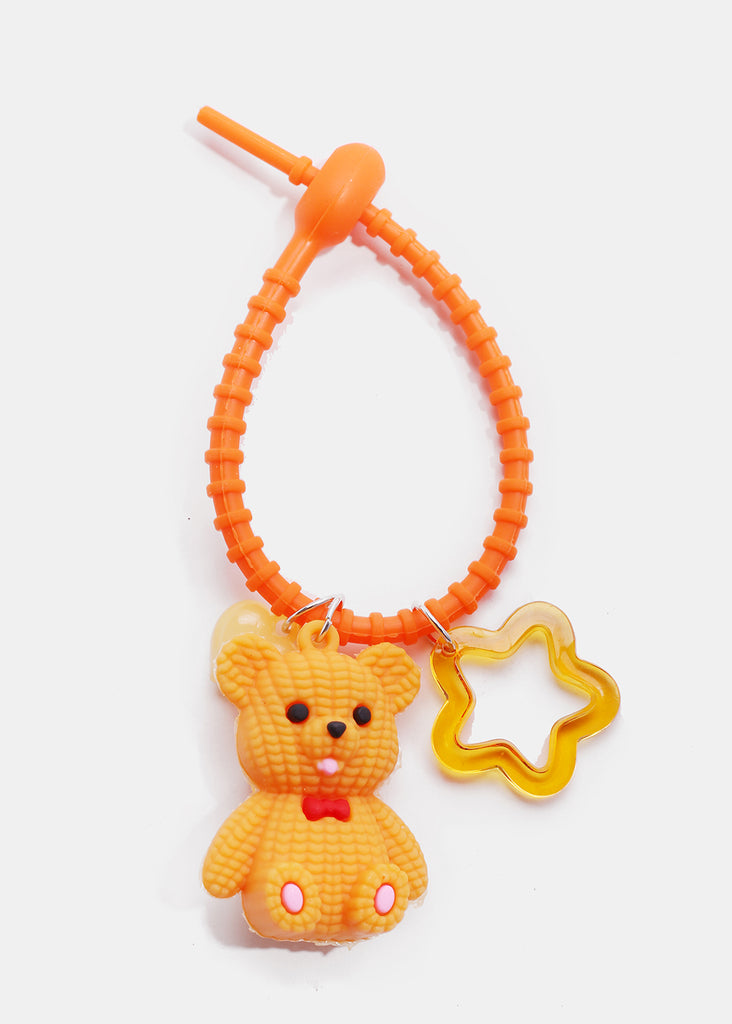Bear Key Chain Orange ACCESSORIES - Shop Miss A