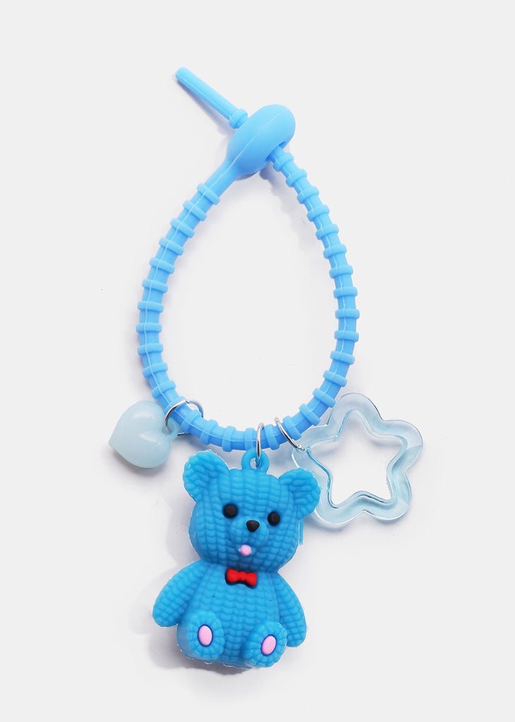 Bear Key Chain Blue ACCESSORIES - Shop Miss A