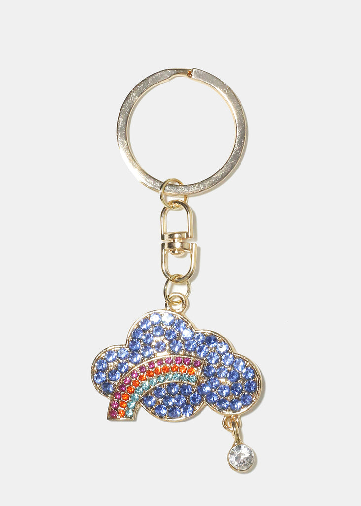 Cloud Rainbow Keychain Gold ACCESSORIES - Shop Miss A