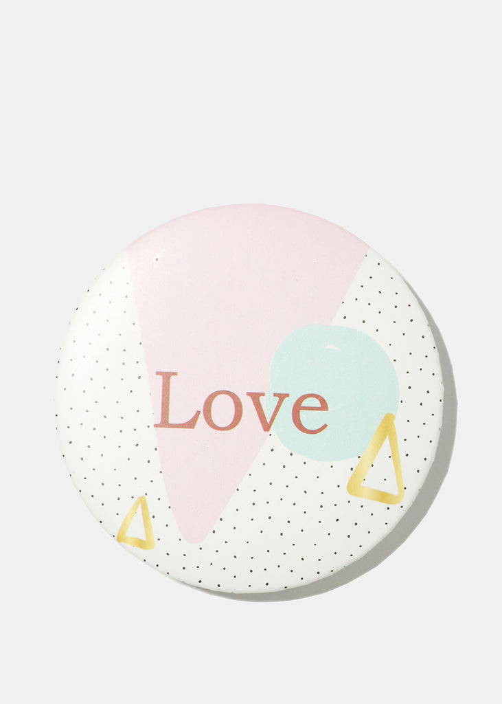 Love Travel Mirror White/Pink ACCESSORIES - Shop Miss A