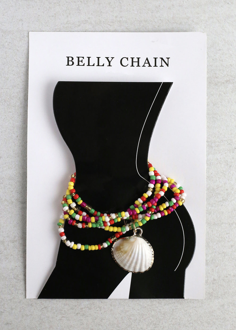 Seashell Charm Beaded Waist Chain – Shop Miss A