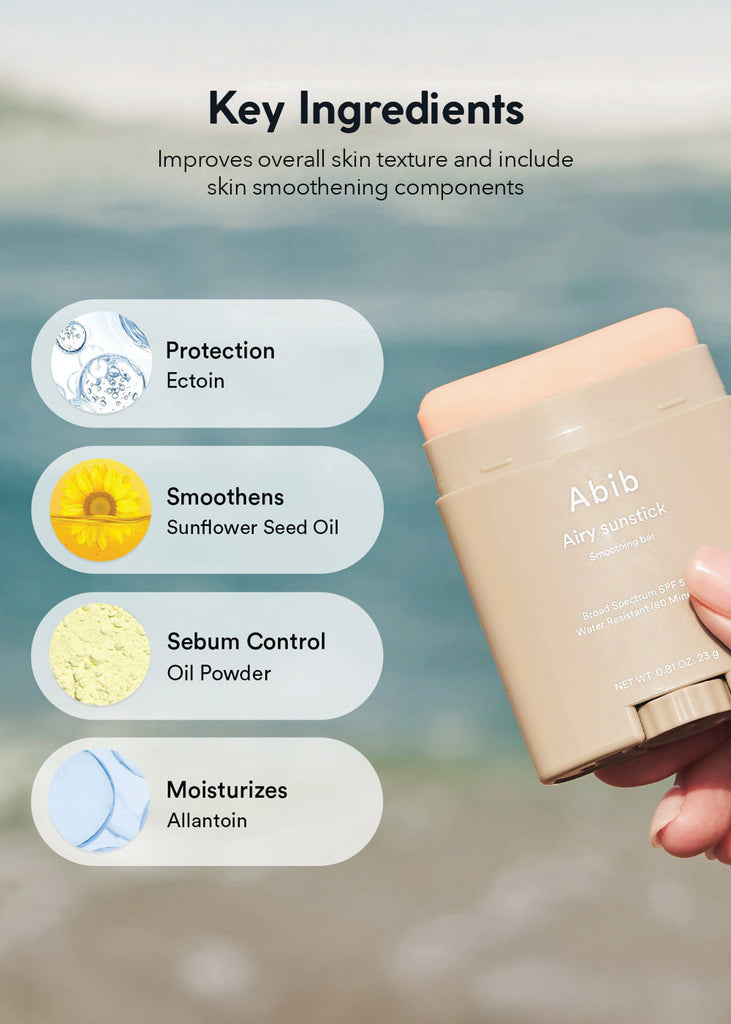 Abib Airy Sunstick Smoothing Bar 23g Seoul Scandal - Shop Miss A
