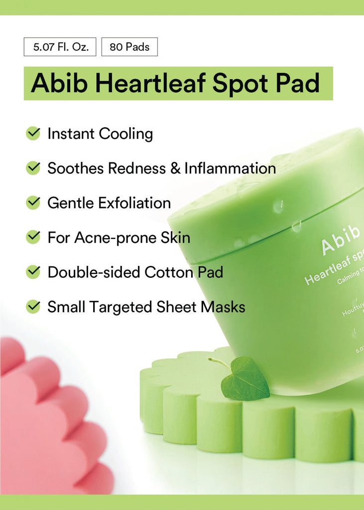 Abib Heartleaf Spot Pad Calming Touch (80 Pads) Seoul Scandal - Shop Miss A