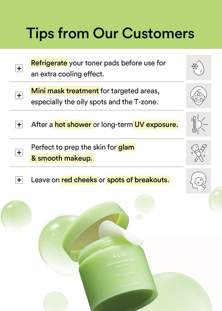 Abib Heartleaf Spot Pad Calming Touch (80 Pads) Seoul Scandal - Shop Miss A