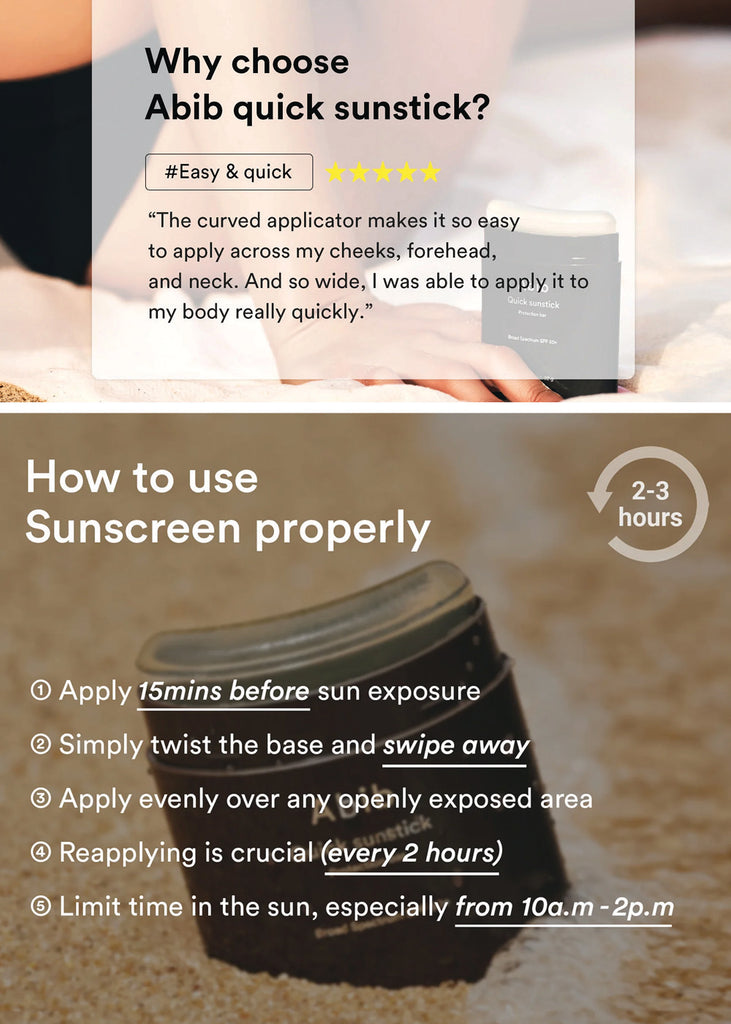 Abib Quick Sunstick Protection Bar 22g Seoul Scandal - Shop Miss A