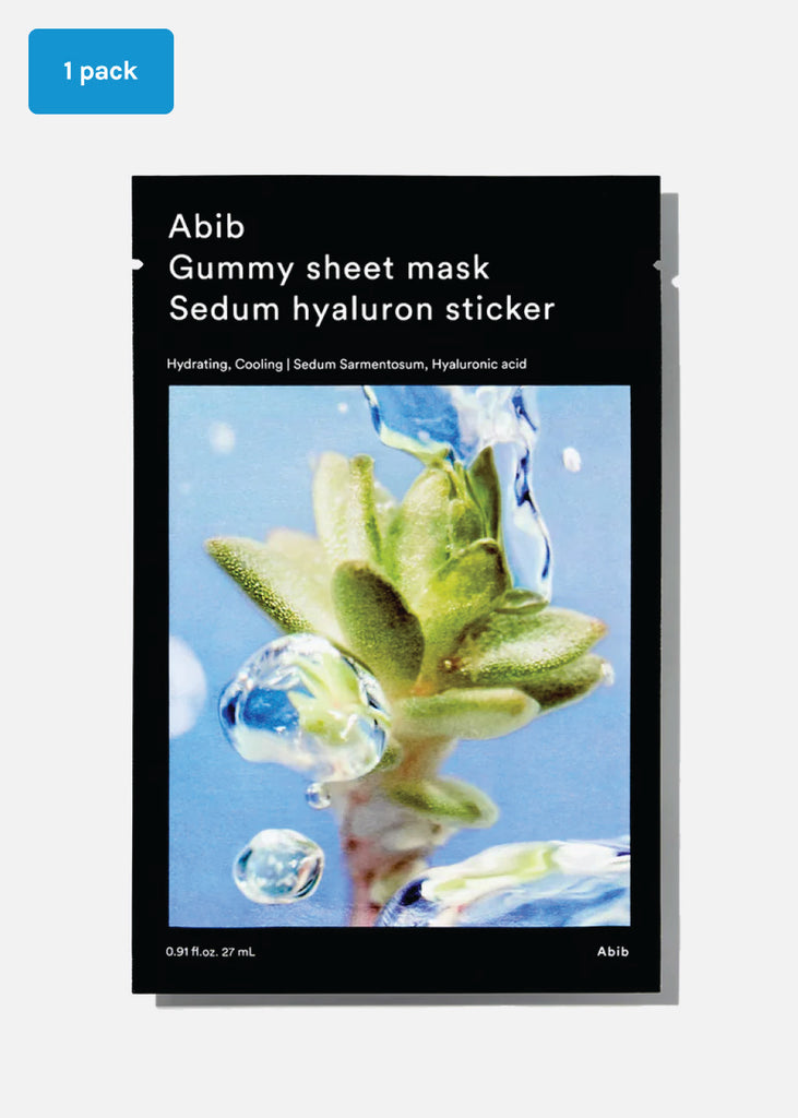 Abib Gummy Sheet Mask Sedum Hyaluron Sticker 1 pack Seoul Scandal - Shop Miss A