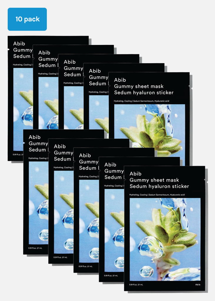 Abib Gummy Sheet Mask Sedum Hyaluron Sticker 10 pack Seoul Scandal - Shop Miss A