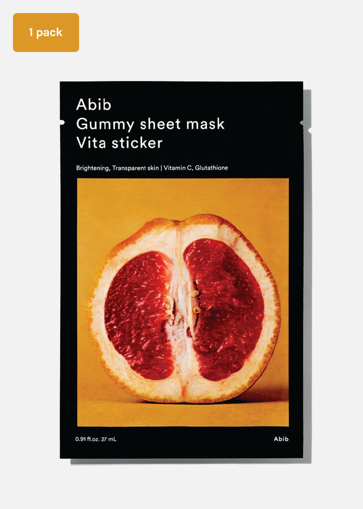 Abib Gummy Sheet Mask Vita Sticker 1 pack Seoul Scandal - Shop Miss A