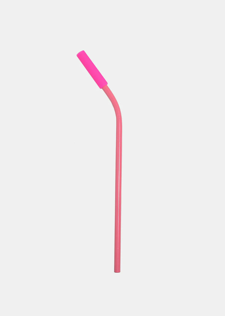Official Key Items ReUse Metal Straw: Pink Short Bent  LIFE - Shop Miss A