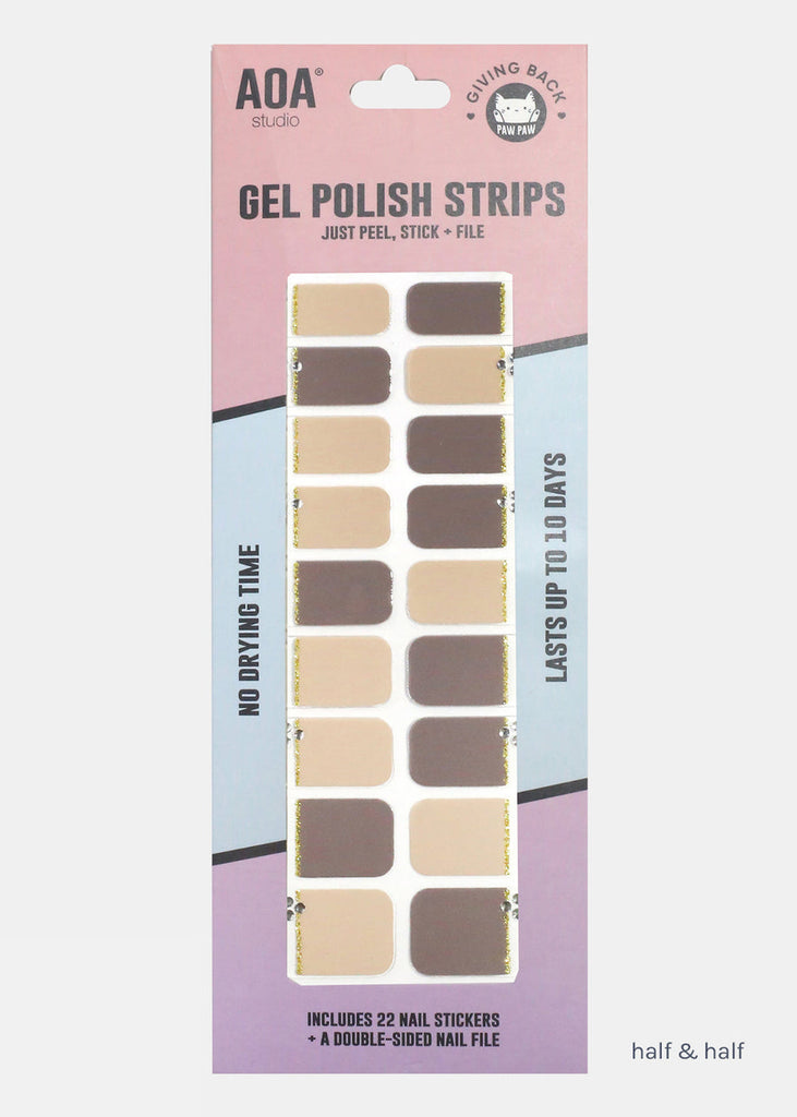 AOA Paw Paw Gel Polish Strips: Half & Half  NAILS - Shop Miss A
