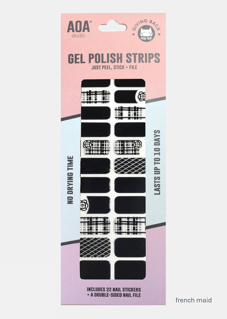 AOA Paw Paw Gel Polish Strips: French Maid  NAILS - Shop Miss A