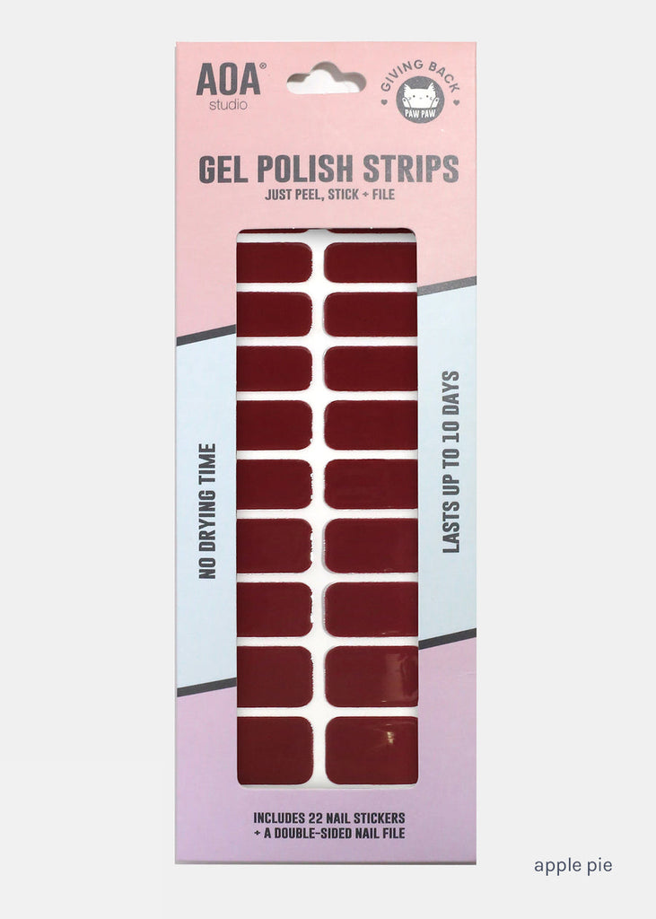 AOA Paw Paw Gel Polish Strips: Apple Pie  NAILS - Shop Miss A