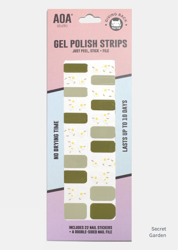 AOA Paw Paw Gel Polish Strips: Secret Garden  NAILS - Shop Miss A