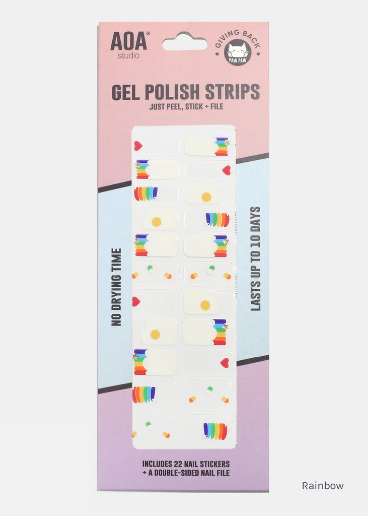 AOA Paw Paw Gel Polish Strips: Rainbow  NAILS - Shop Miss A