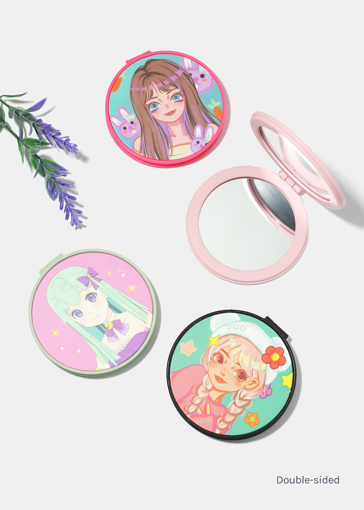 AOA Double-Sided Compact Mirror - Girls  ACCESSORIES - Shop Miss A