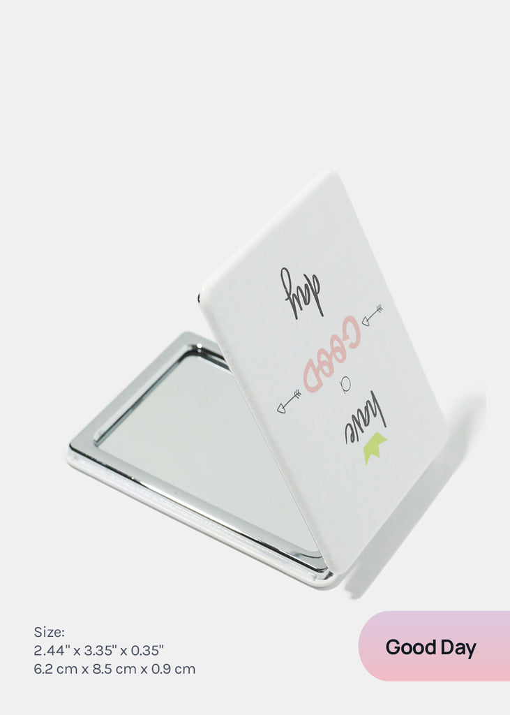 AOA Paw Paw Magnifying Double-Sided Compact Mirror - Rectangular Good Day ACCESSORIES - Shop Miss A