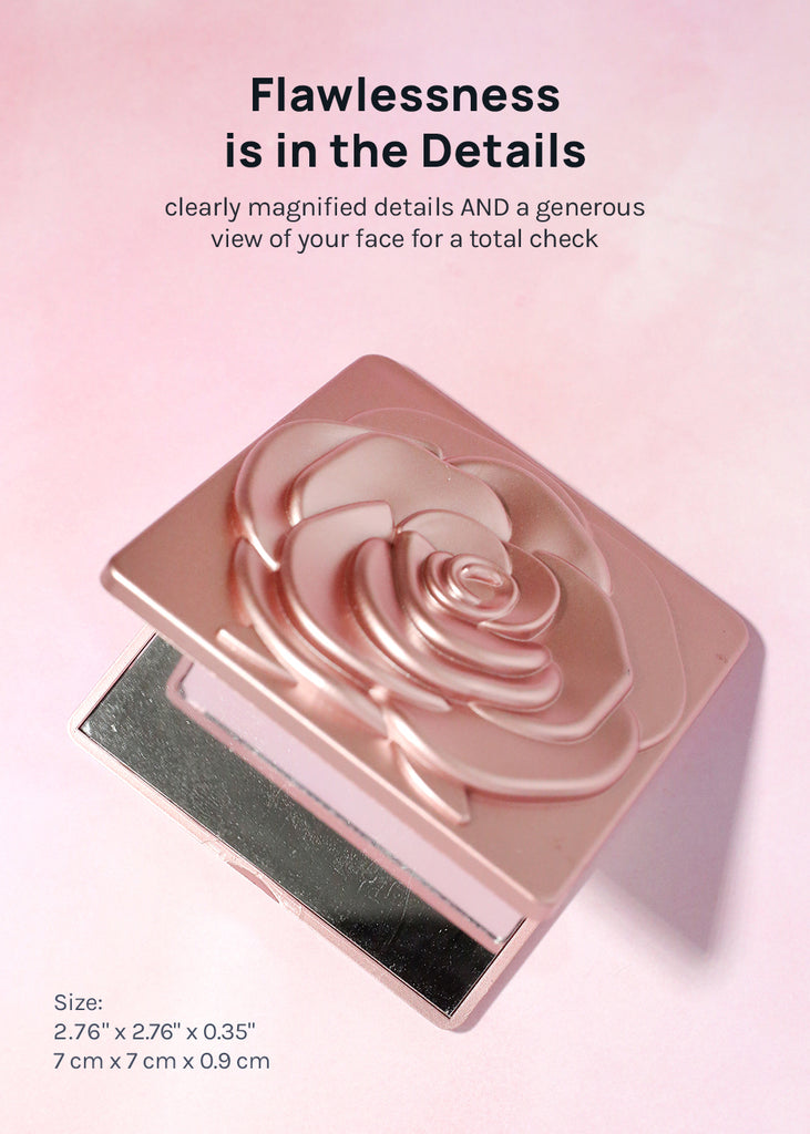 AOA Paw Paw Magnifying Double-Sided Compact Mirror - Rose ACCESSORIES - Shop Miss A
