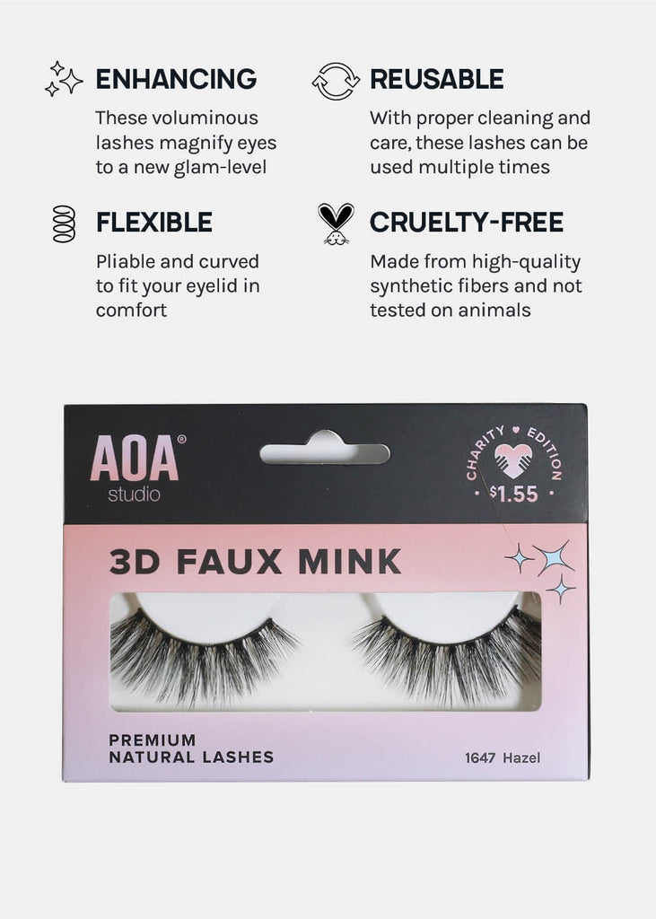 Paw Paw: 3D Faux Mink Lashes - Hazel  COSMETICS - Shop Miss A