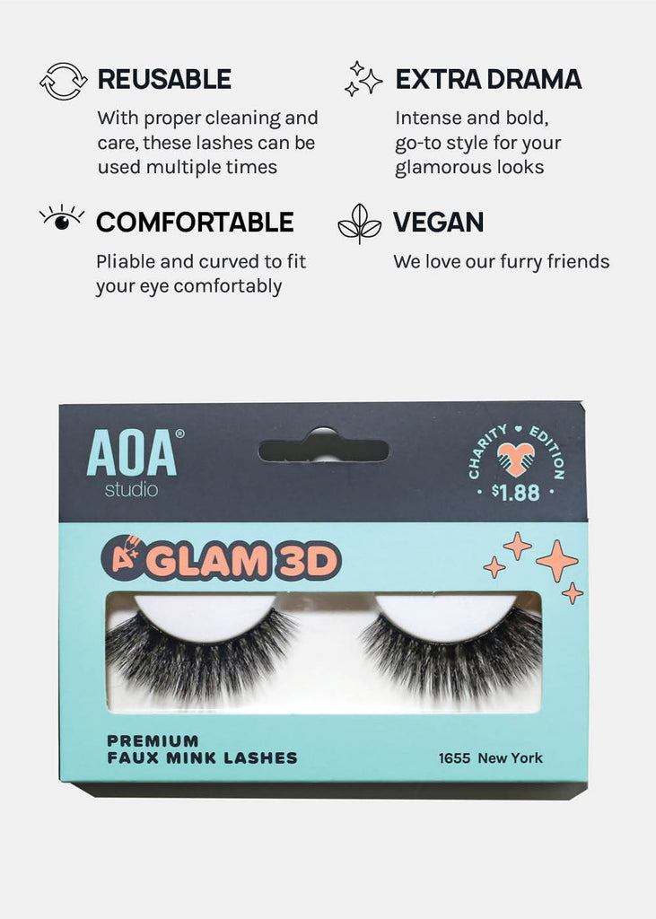 A+ Glam 3D Faux Mink Lashes - New York  COSMETICS - Shop Miss A