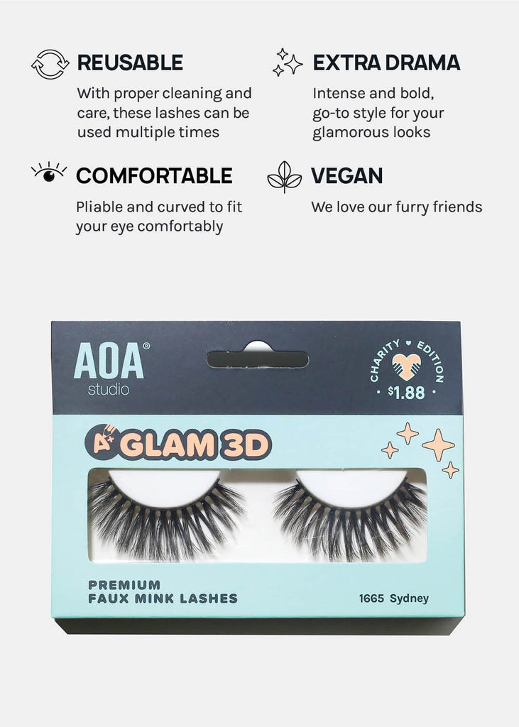 A+ Glam 3D Faux Mink Lashes - Sydney  COSMETICS - Shop Miss A