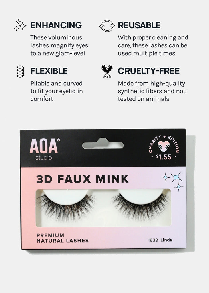 Paw Paw: 3D Faux Mink Lashes - Linda  COSMETICS - Shop Miss A