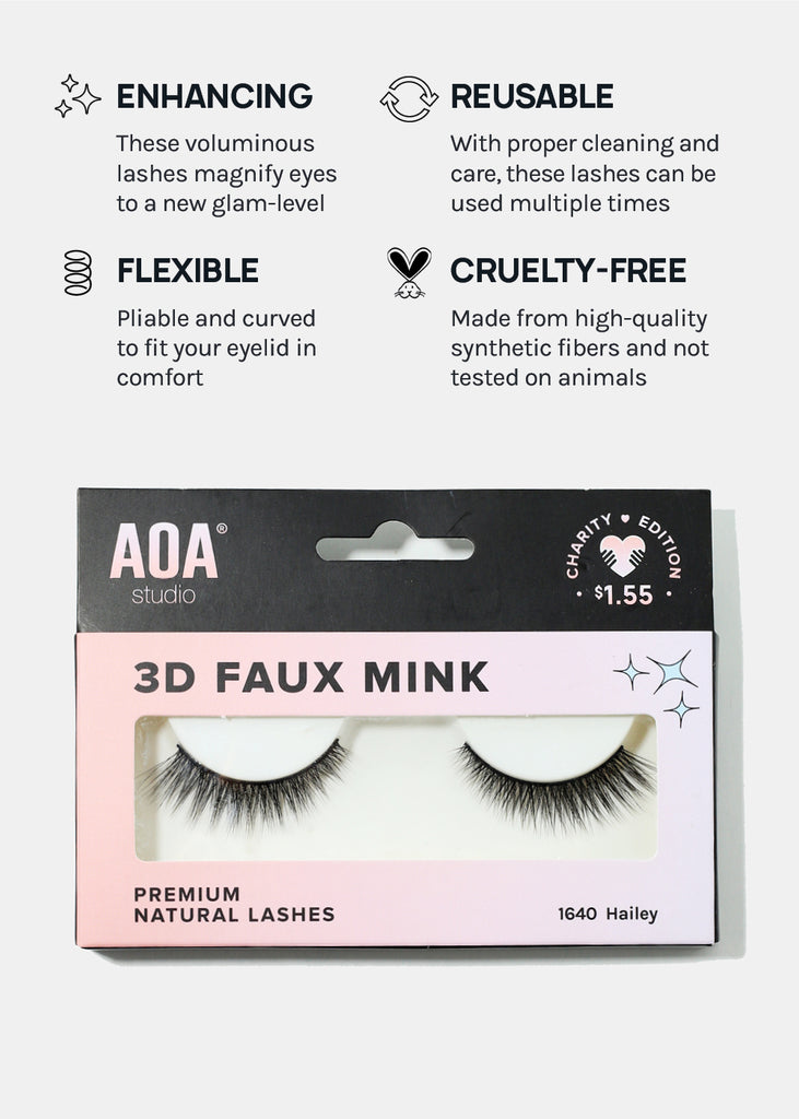Paw Paw: 3D Faux Mink Lashes - Hailey  COSMETICS - Shop Miss A