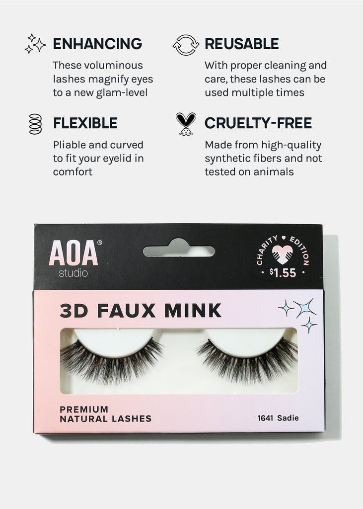 Paw Paw: 3D Faux Mink Lashes - Sadie  COSMETICS - Shop Miss A
