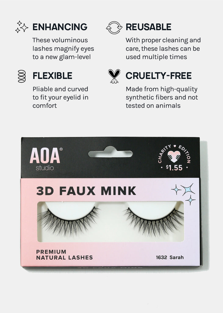 Paw Paw: 3D Faux Mink Lashes - Sarah  COSMETICS - Shop Miss A