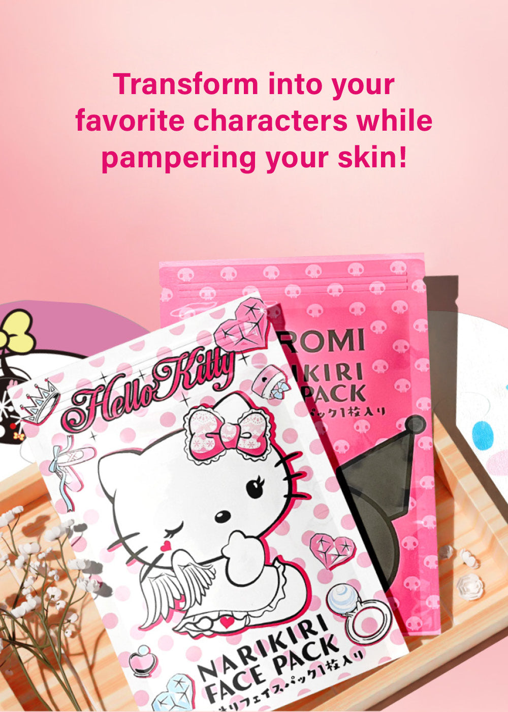 ASUNAROSYA Sanrio Narikiri Face Mask – Shop Miss A