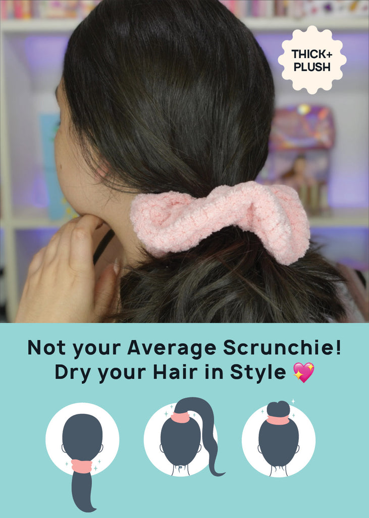 A+ Microfiber Hair Towel Scrunchie  COSMETICS - Shop Miss A