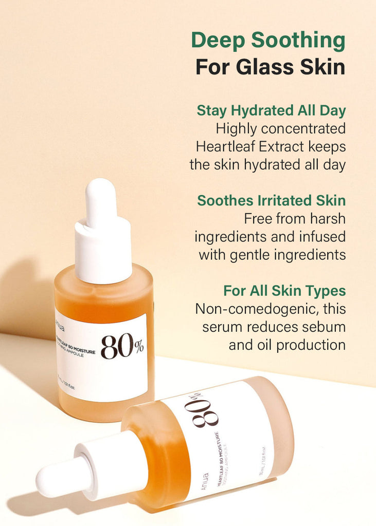 Anua Heartleaf 80 Moisture Soothing Ampoule 30ml Seoul Scandal - Shop Miss A