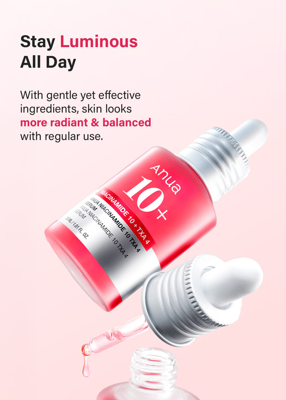 Anua Niacinamide 10% + TXA 4% Serum 30ml – Shop Miss A